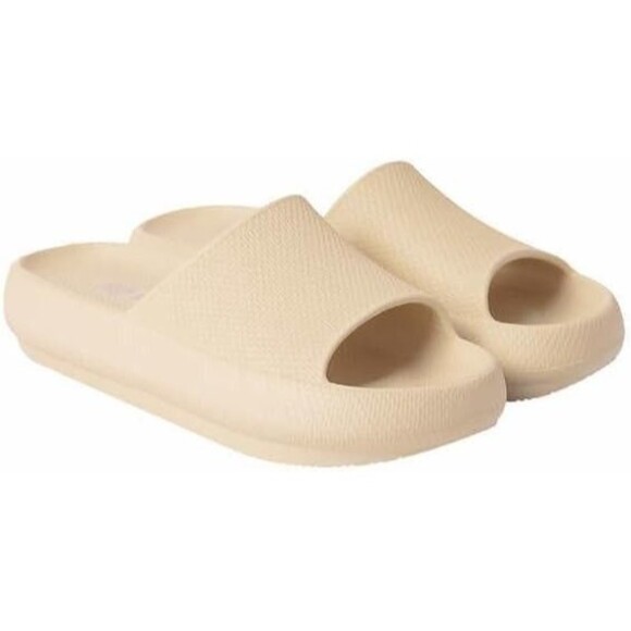 32 Degrees Cool Women's Cushion Slide, Beige, M (W7.5-8.5/M5.5-6.5) - Picture 1 of 4
